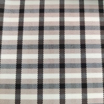 Plaid Style Twill Fabric 100% Polyester Twill Fabric for Medium Weight Suit and Dress