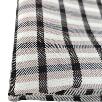 Plaid Style Twill Fabric 100% Polyester Twill Fabric for Medium Weight Suit and Dress