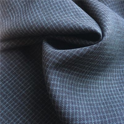 kwaliteit 300D*300D Plain Two Colors Gattice Stof Voor Dames Dress Men Suit Grid Stof RZ 1675 fabriek