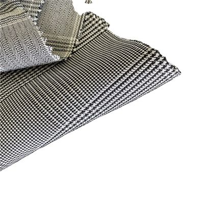 Polyestervezel Geweven Garens Geverfde Checks Stof Voor Dresses Suits Broeken Jackets