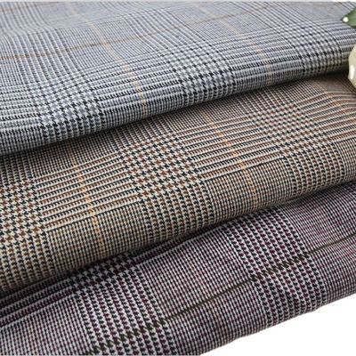 Polyester Spandex Stretch Garn Geverfde Stoffen Jeans voor vrouwen Dresses in 57/58 