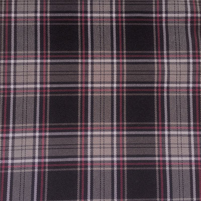 Polyestergarens gekleurd twill geweven vierkleurig roosterstof voor damesjurk raster
